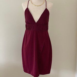 About Us Andrea Chiffon Mini Dress